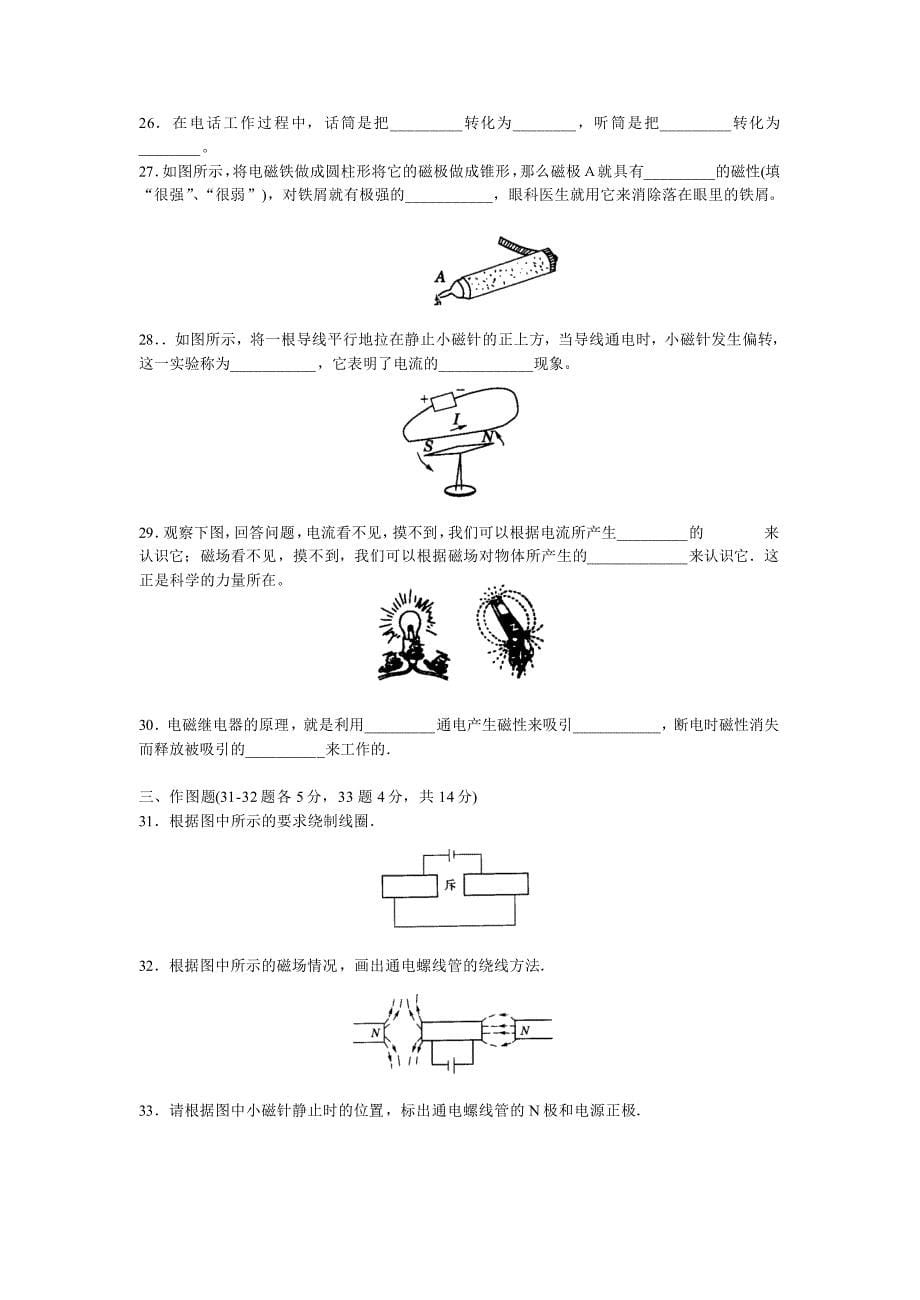 初中物理总复习电磁现象_第5页