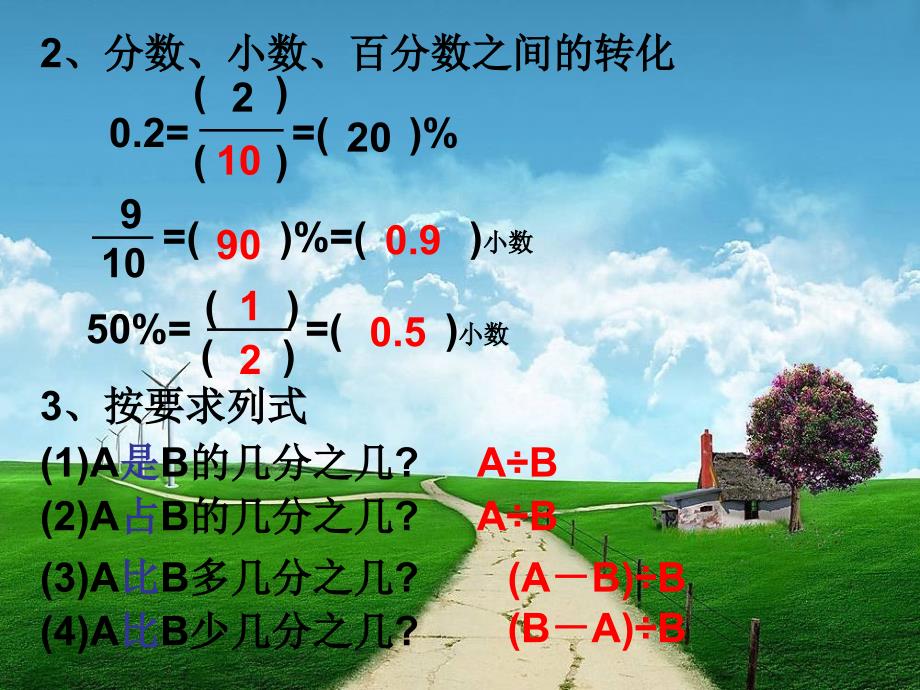 北师大版数学六年级上册百分数(一)_第3页