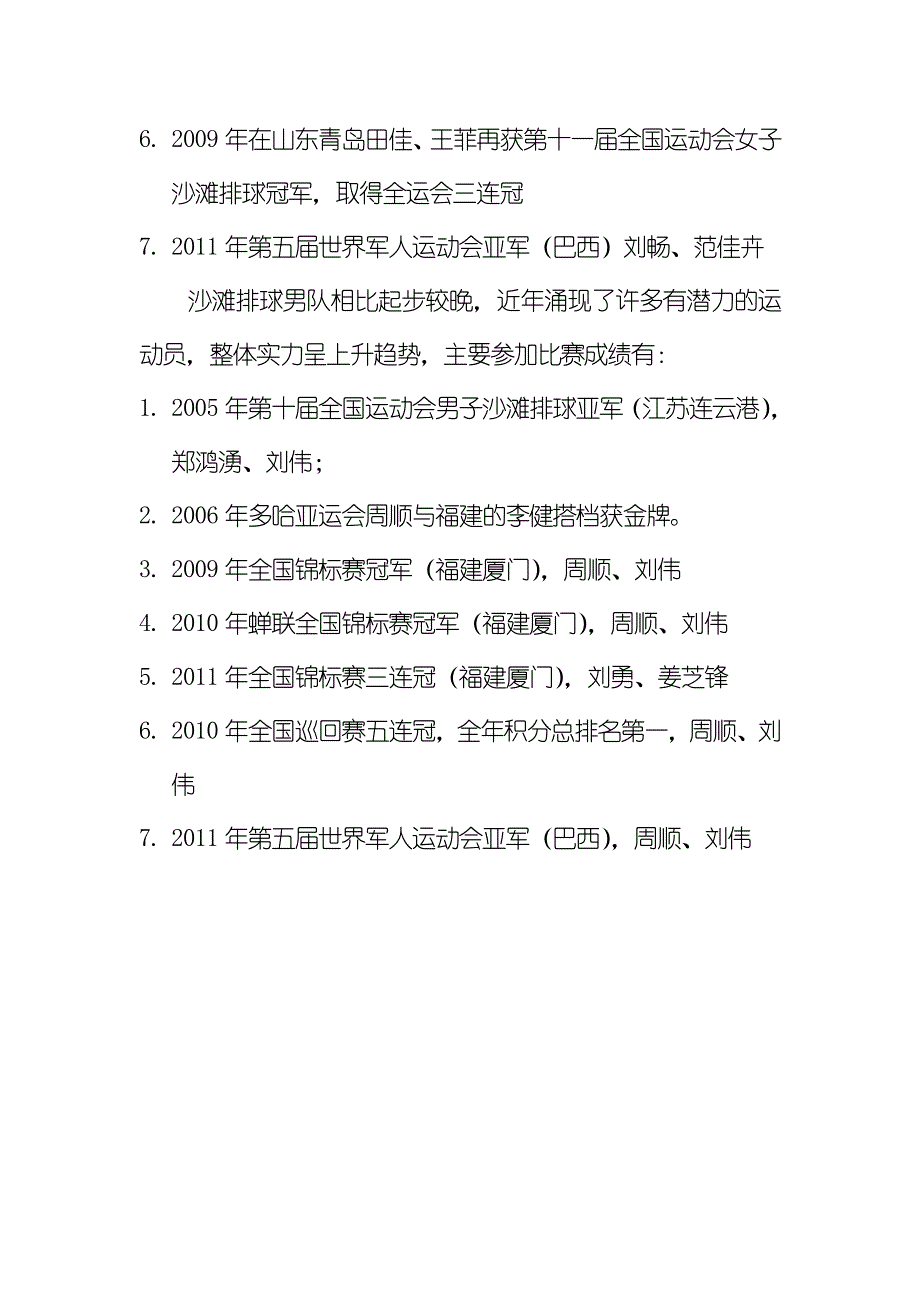 沙滩排球队简介_第2页