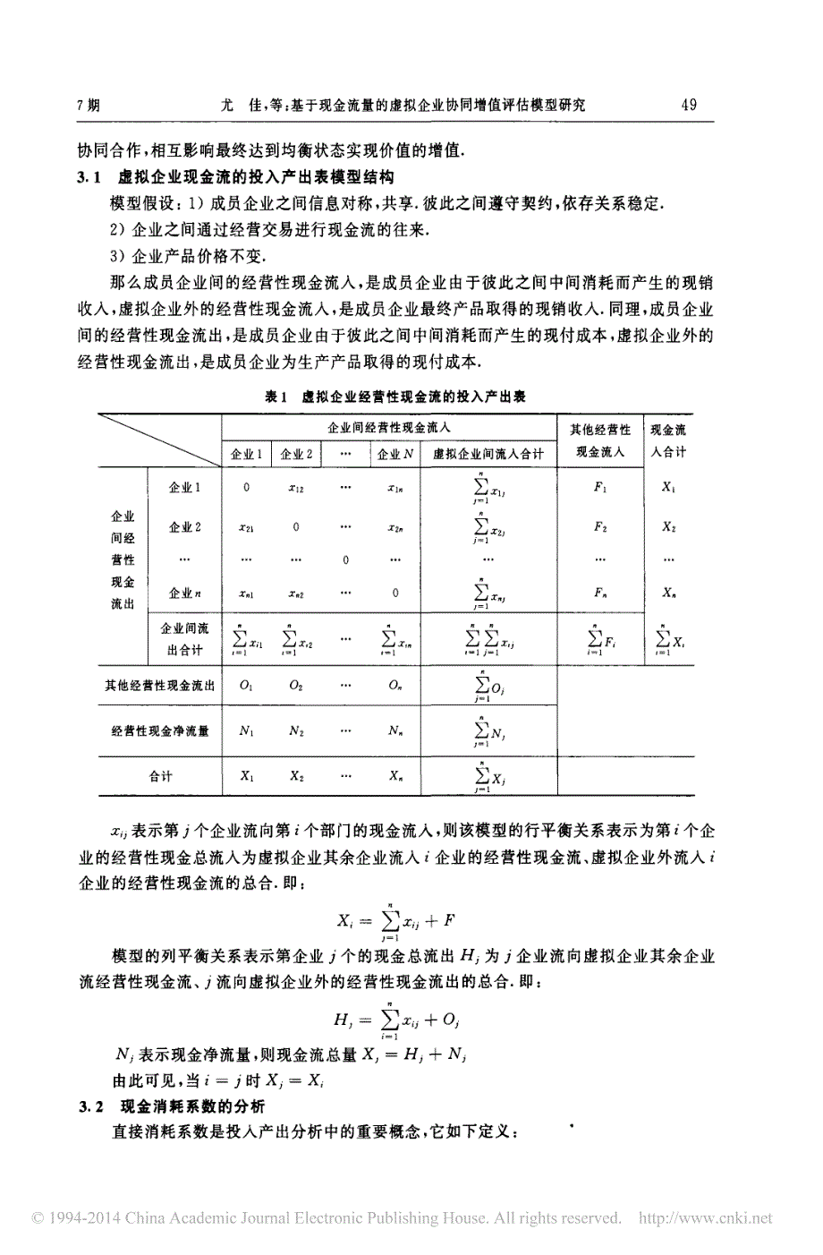 基于现金流量的虚拟企业协同增值评估模型研究_第4页