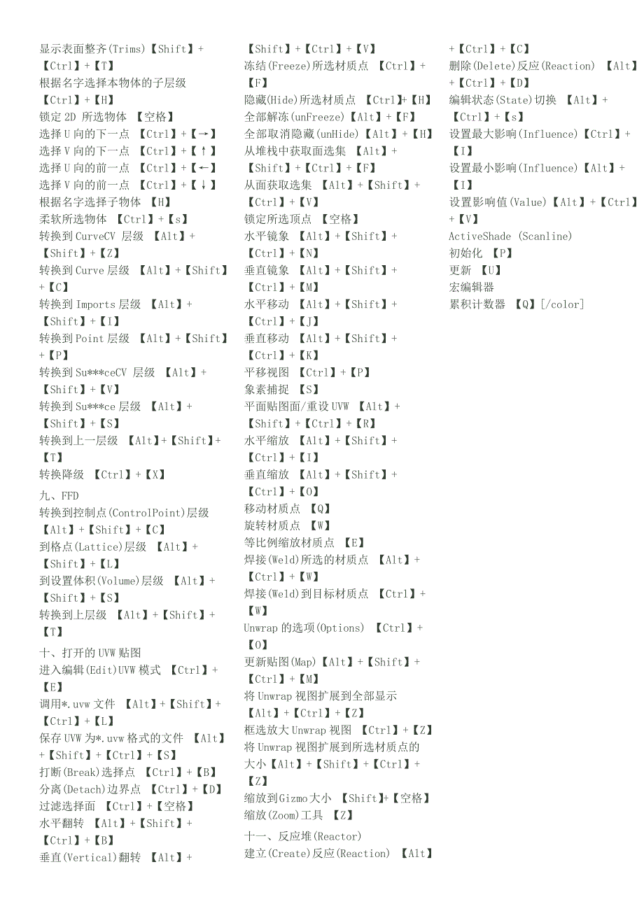 cad2011快捷键_第3页