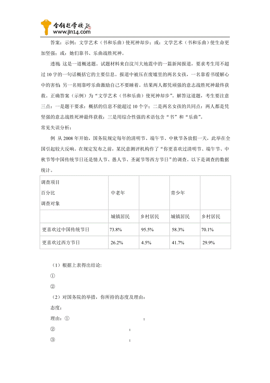 中考语文考点梳理：语言表达_第2页