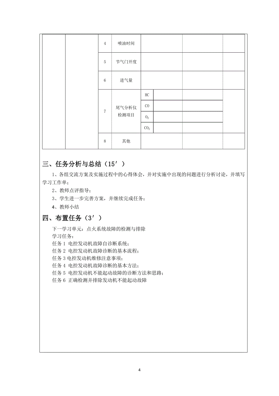 发动机电控单元教学设计21_第4页