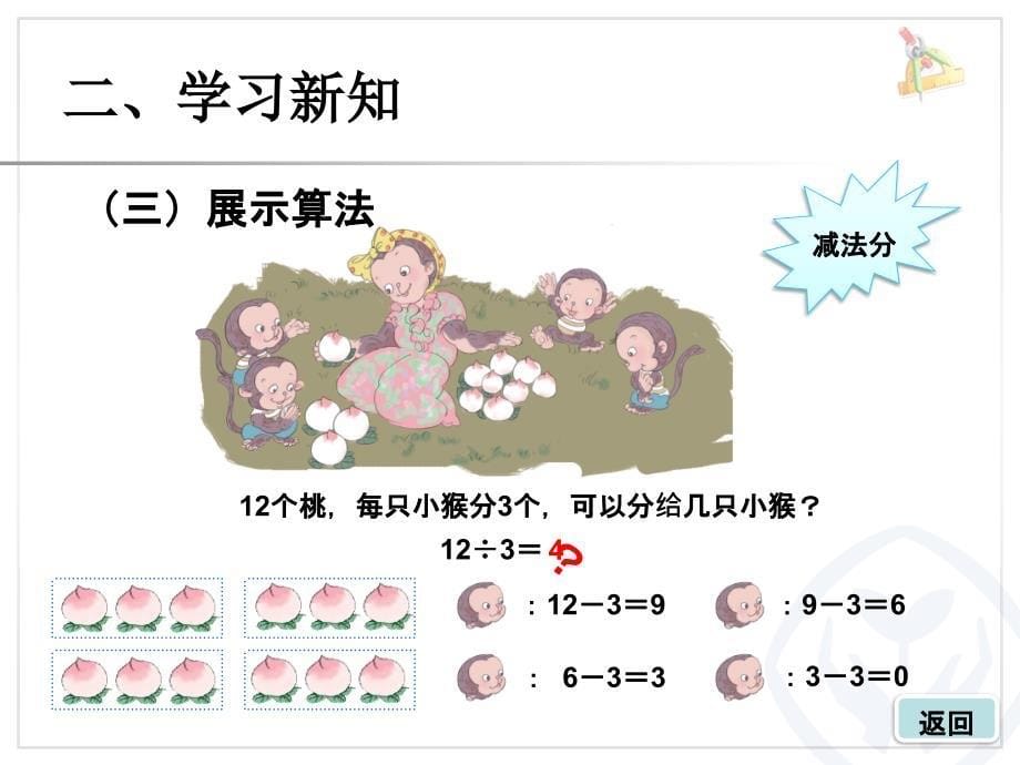 2015年春人教版数学二年级下册2.2《用2～6的乘法口诀求商》ppt课件_第5页