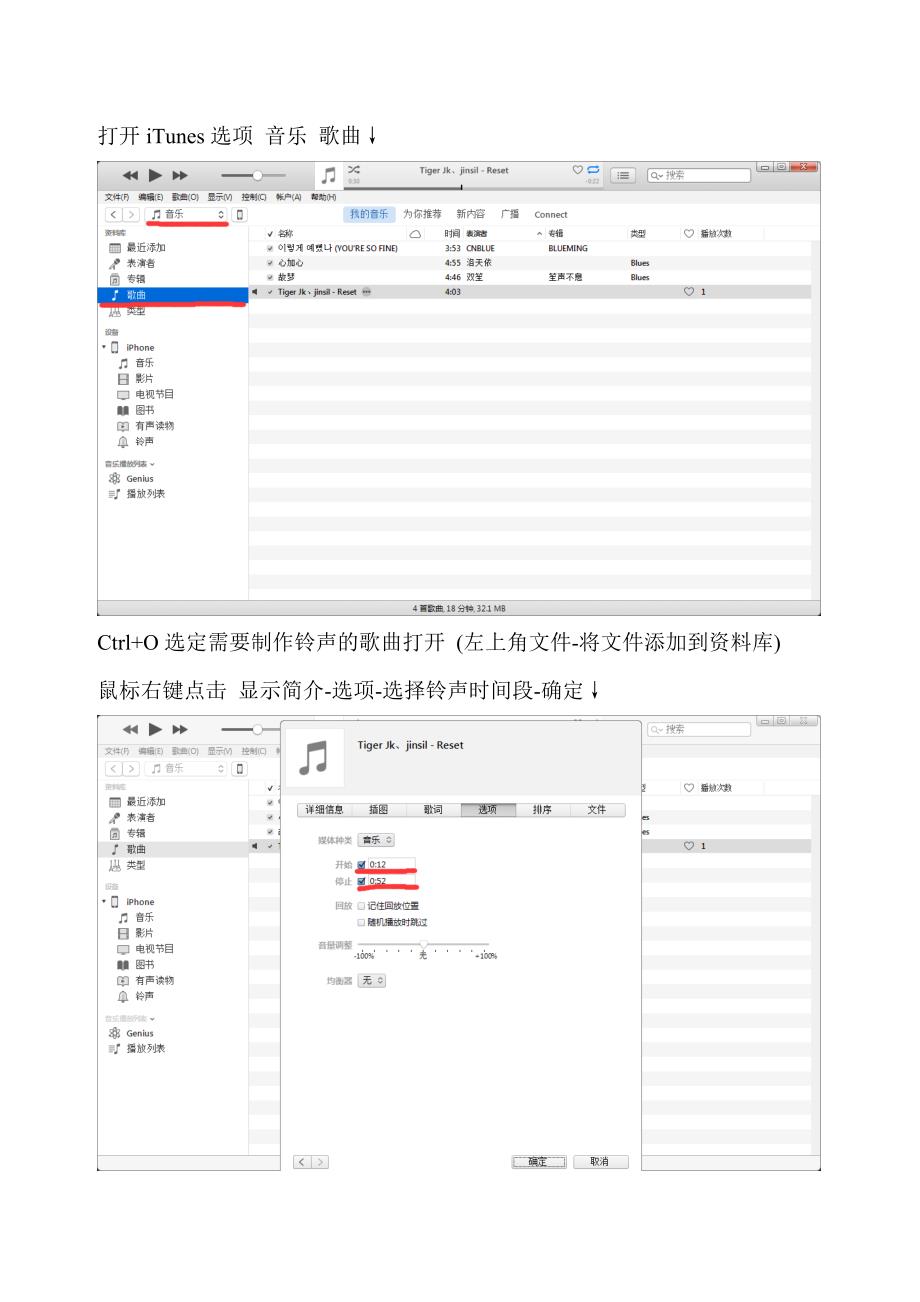 最新iTunes铃声导入教程苹果铃声导入教程_第1页