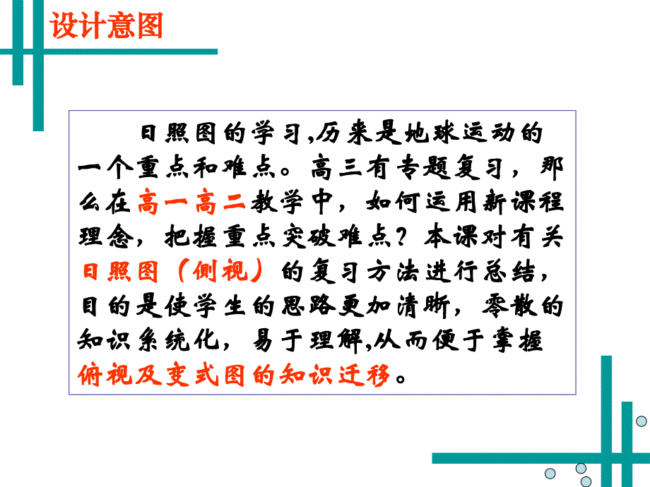 日照图(以侧视图为例)复习方法高一高二_第2页