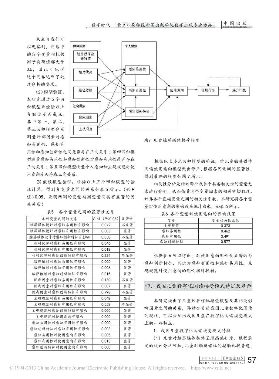 我国儿童数字化阅读接受模式研究_陈丹_第5页