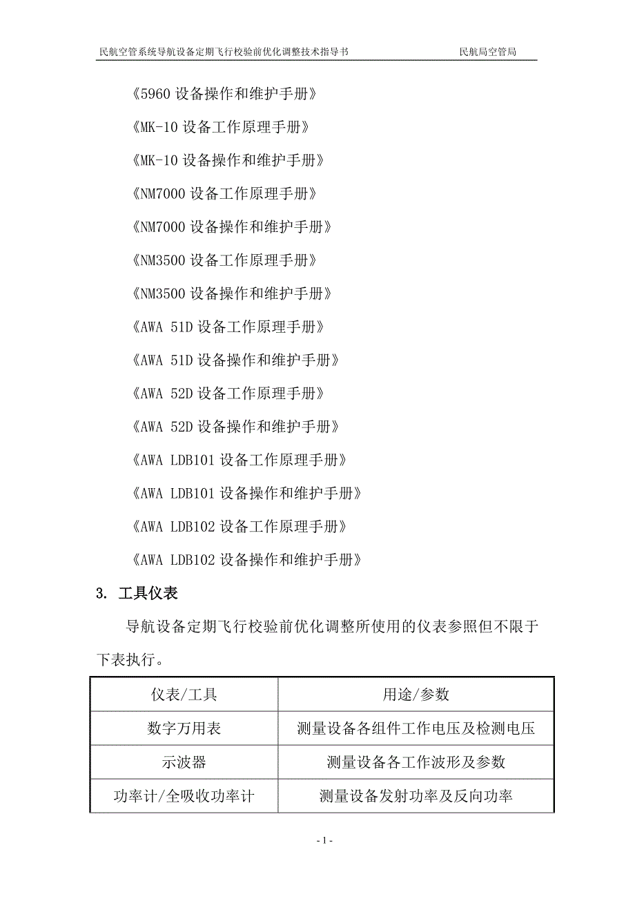 民航空管系统导航设备定期飞行校验前优化调整技术指导书(试行)_第2页