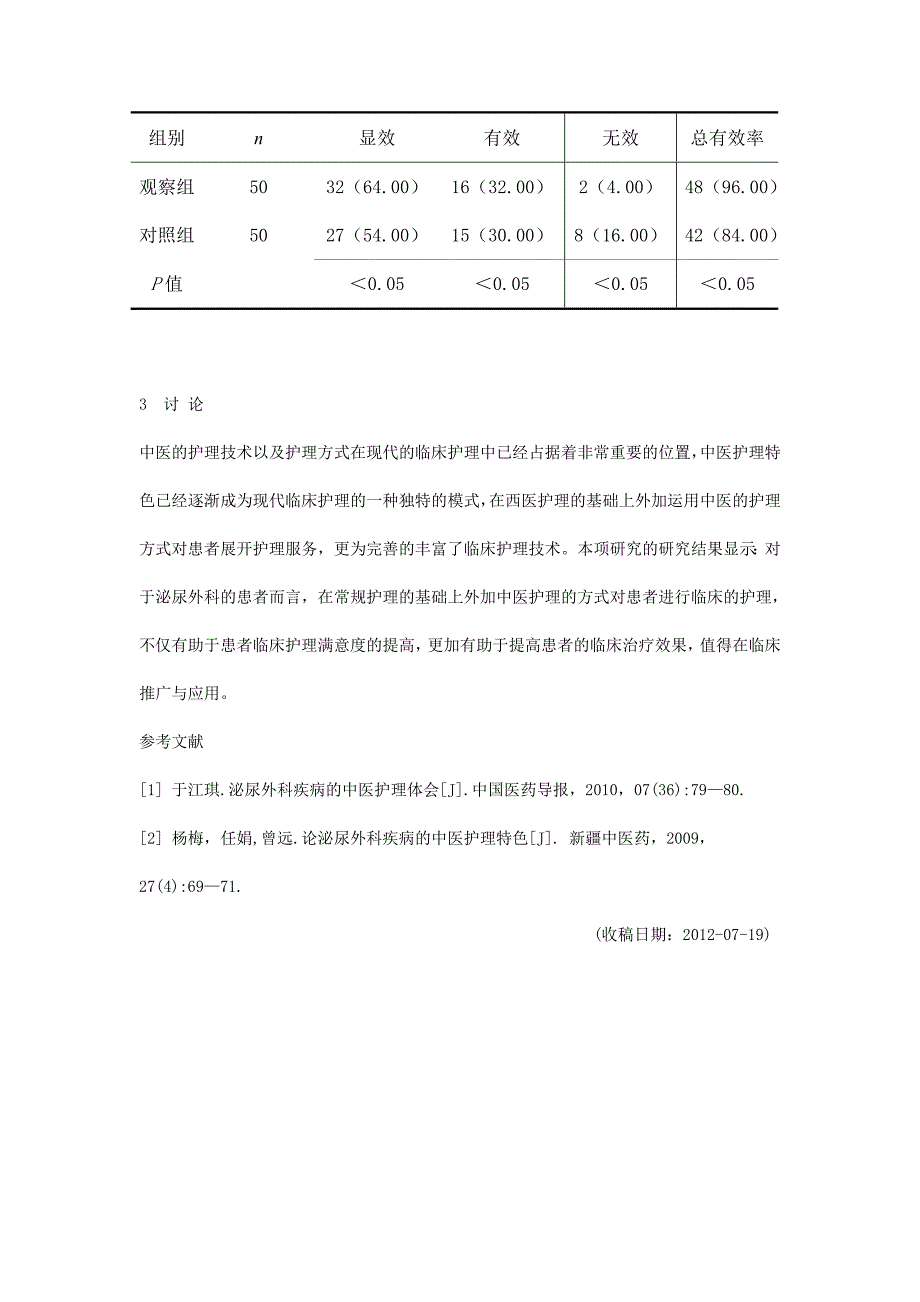 中医护理在泌尿外科中的临床应用价值_第3页