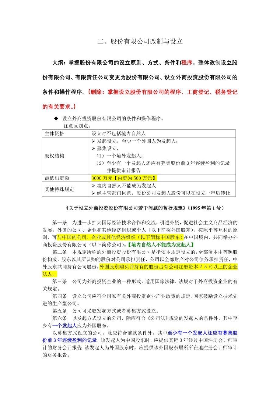 保荐代表人考试总结之股权类融资_第5页