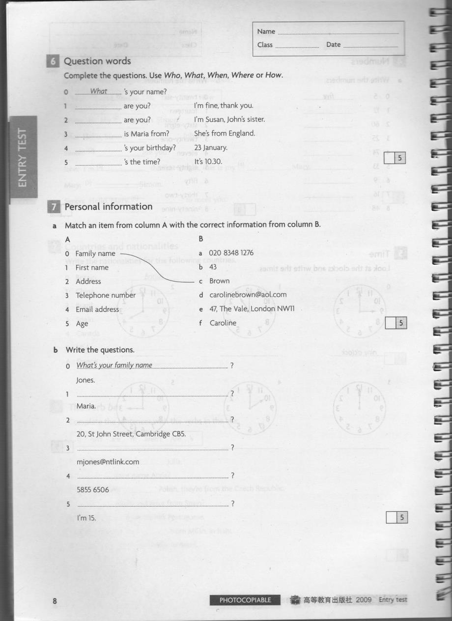 乐学英语四级(eim入门级)课程入学测试(试卷及答案)_第3页