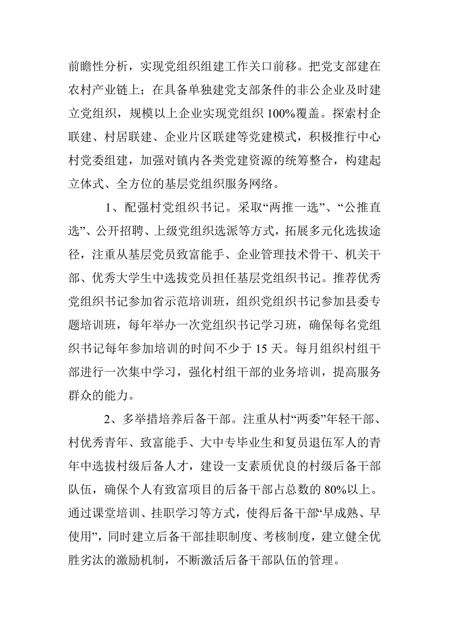 2016年农村基层党建工作实施意见_第2页