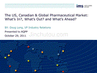 2010年加拿大&美国&全球医药市场分析 [ims出品]