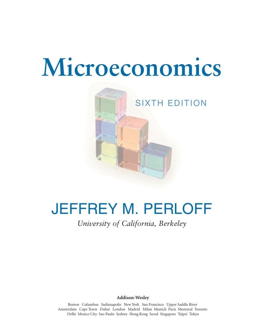 Microeconomics（SIXTH EDITION）_第5页