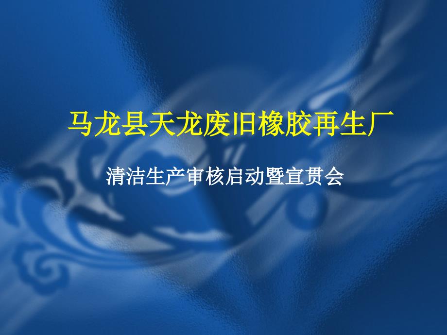 企业自愿清洁生产审核宣贯讲义_第1页