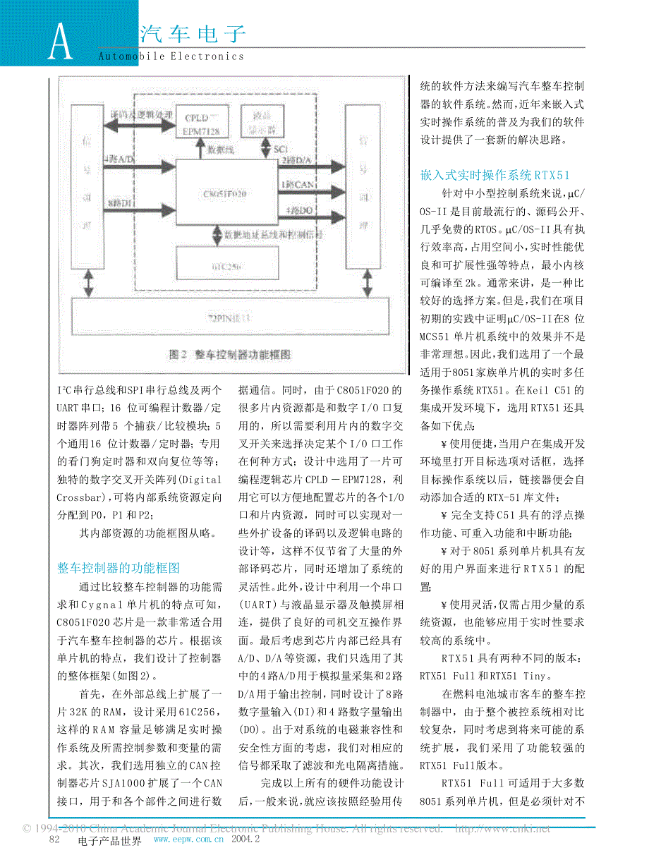 燃料电池城市客车用整车控制器_第2页