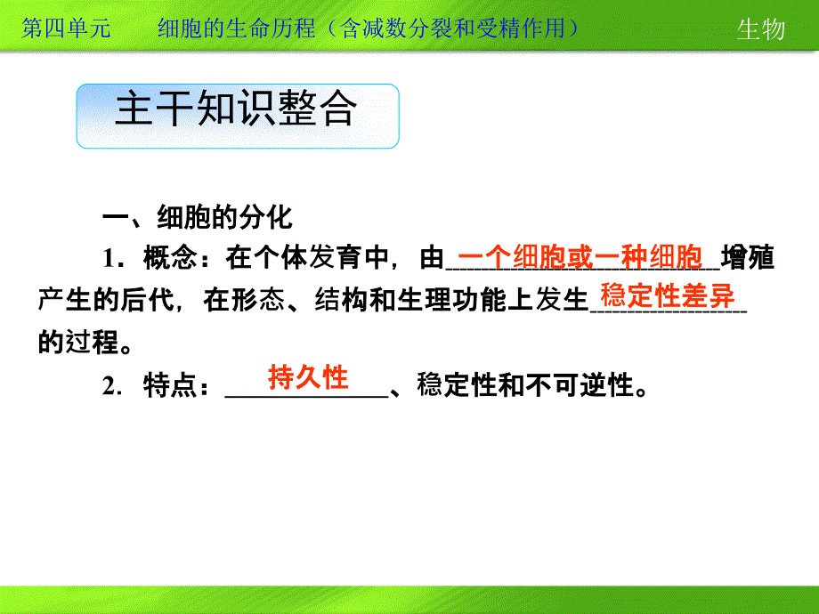 2013高考第一轮复习生物第四单元第14讲_第2页