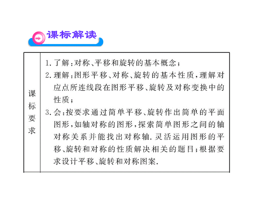 初四数学总复习精品 第二十四讲  平移旋转轴对称_第3页