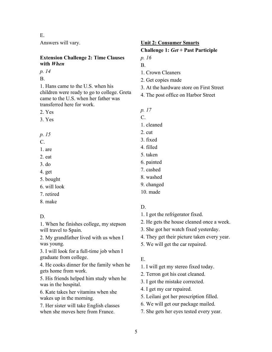 新模式英语基础练习册3答案_第5页