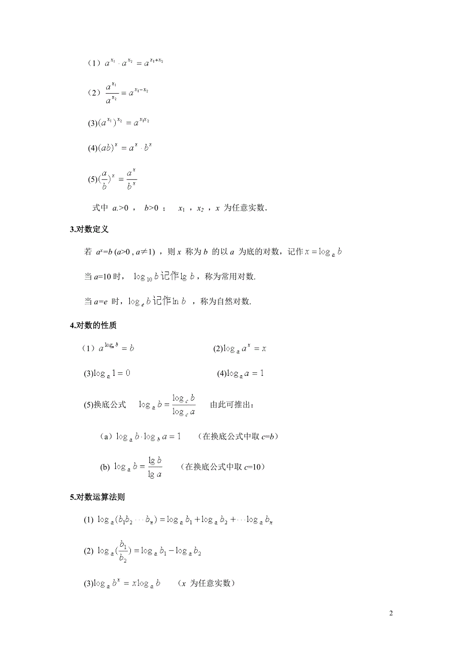 初等数学常用公式_第2页