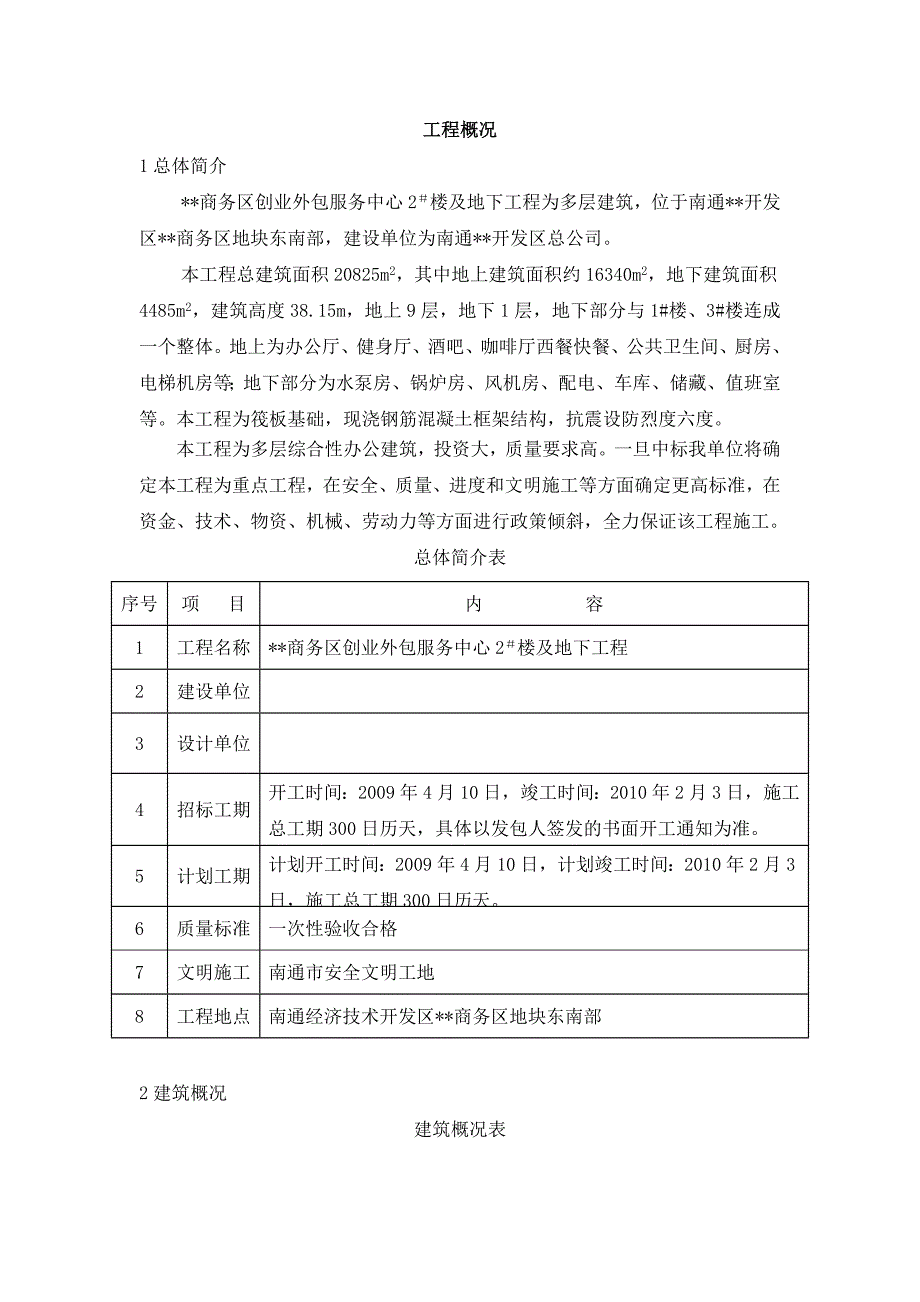 南通某多层综合楼施工现场平面布置方案_第2页