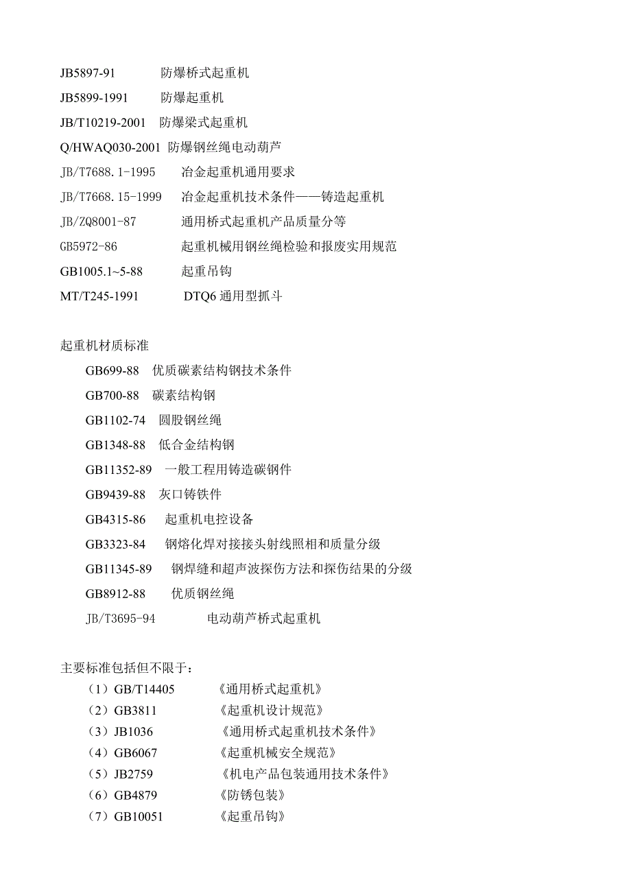 起重机常用标准_第2页