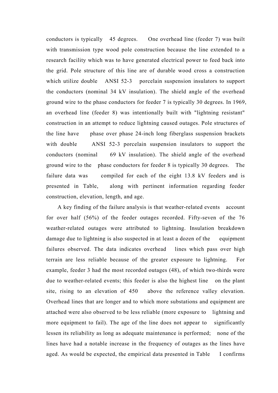 抗雷击架空配电线路的可靠性  毕业论文外文翻译_第2页