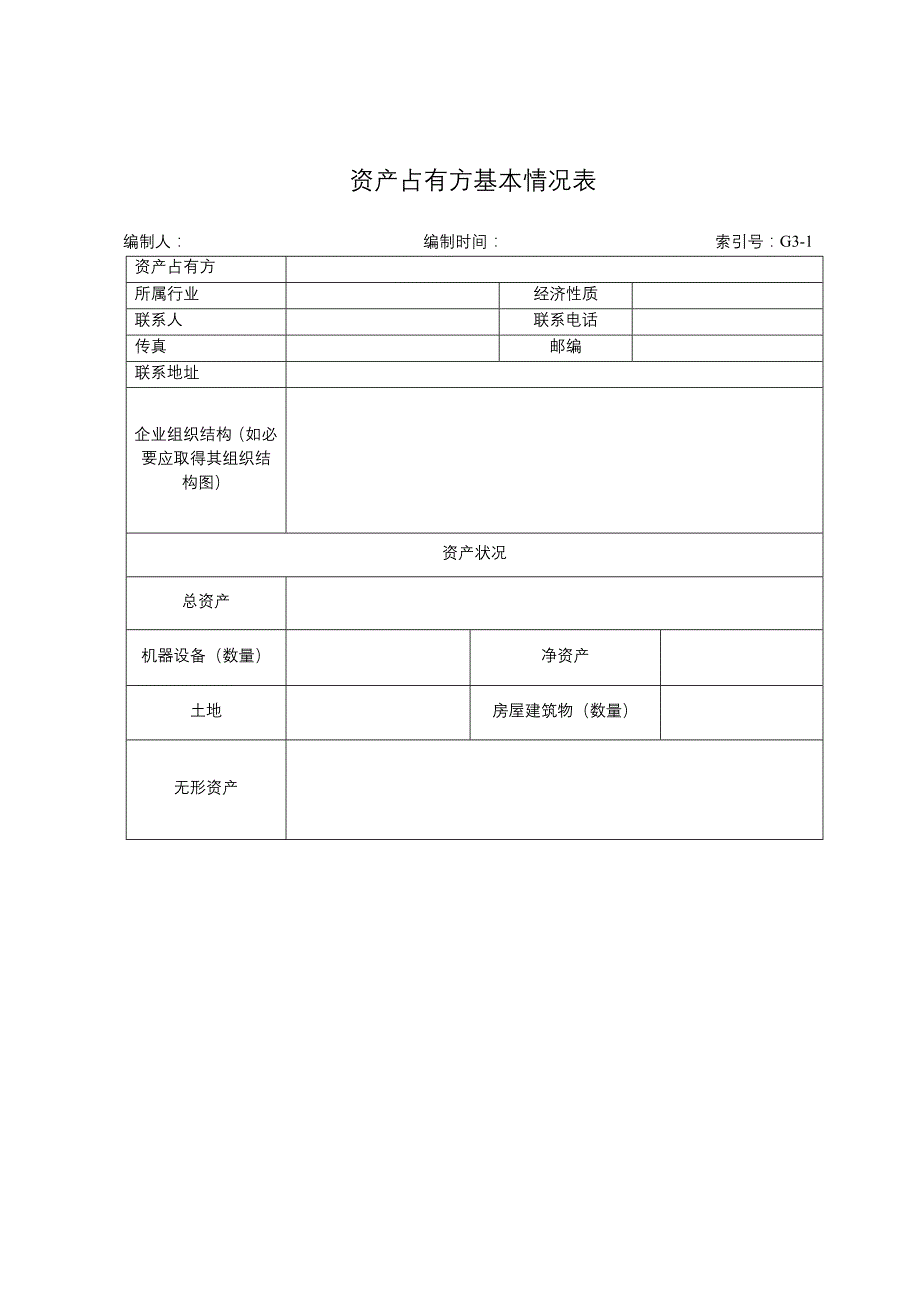 资产评估工作底稿目录_第4页