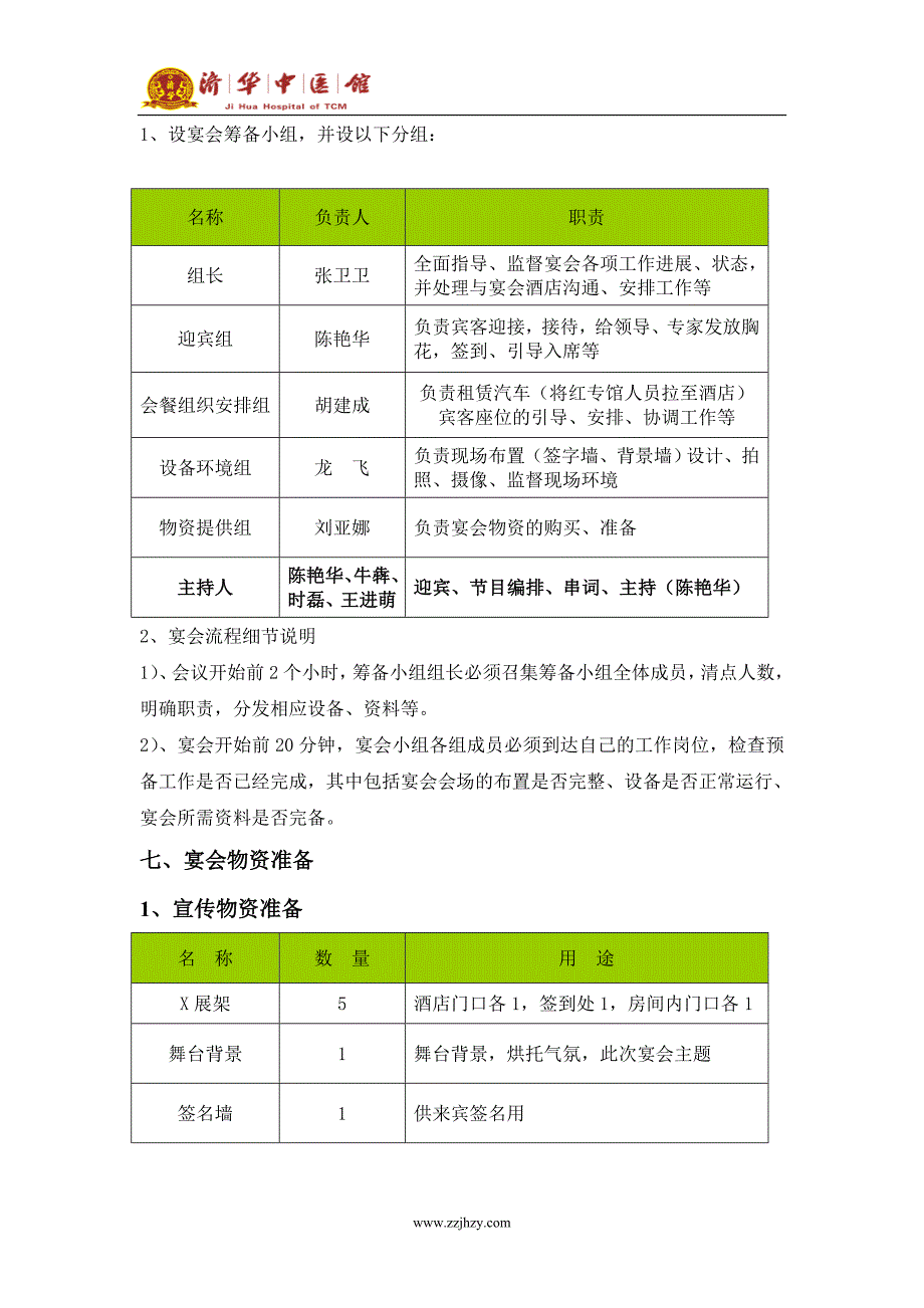 中医馆“感恩有你”年会活动方案_第2页