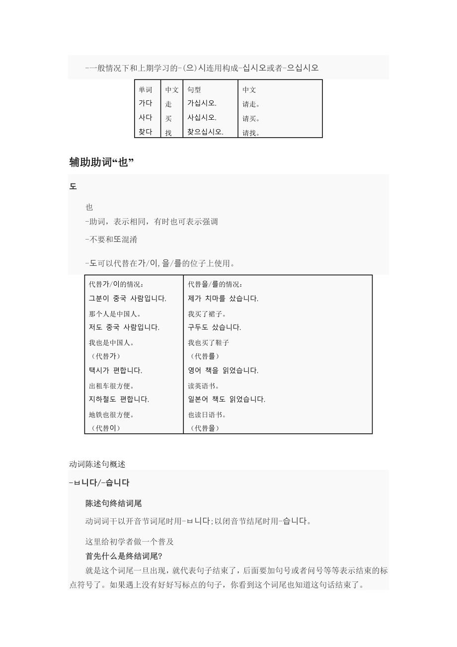 韩语初级语法讲解_第4页