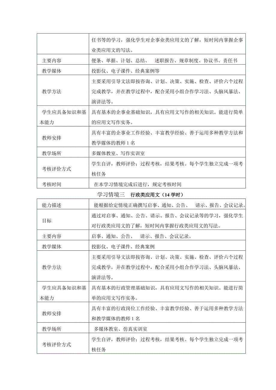 应用文写作课程标准_第4页