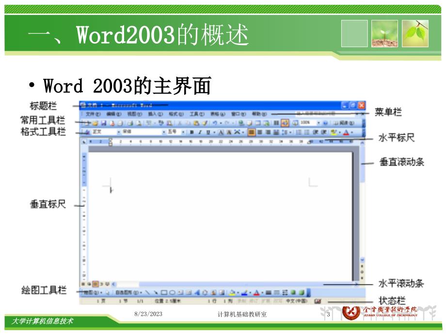 专转本计算机处理软件Word2003的基本操作_第3页