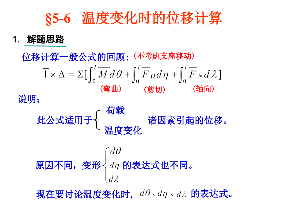 结构力学§5-6 温度变化时的位移计算_第3页