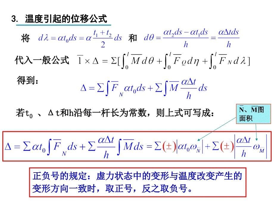 结构力学§5-6 温度变化时的位移计算_第5页