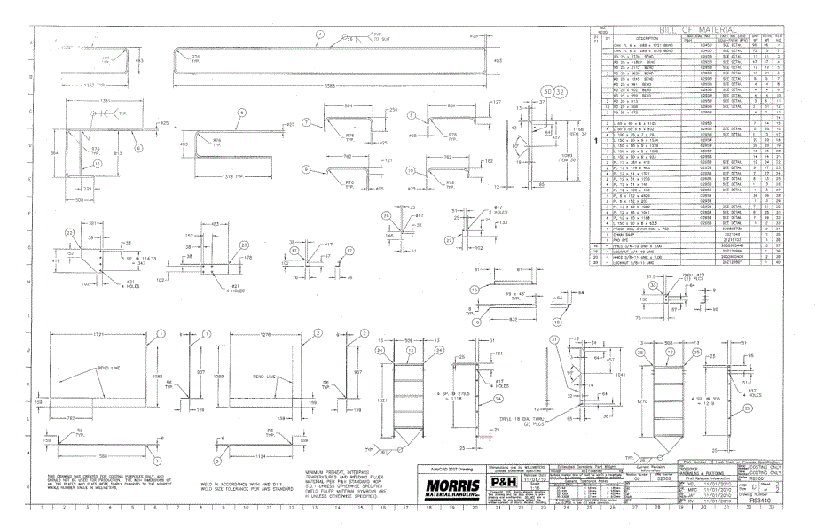 钢结构机架图纸r93440_第2页