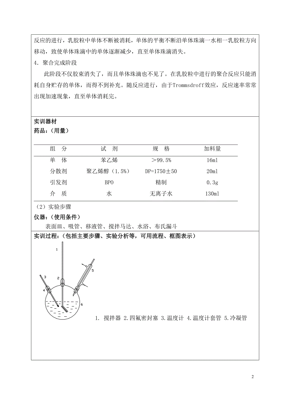 聚苯乙烯的制备 - 副本_第2页