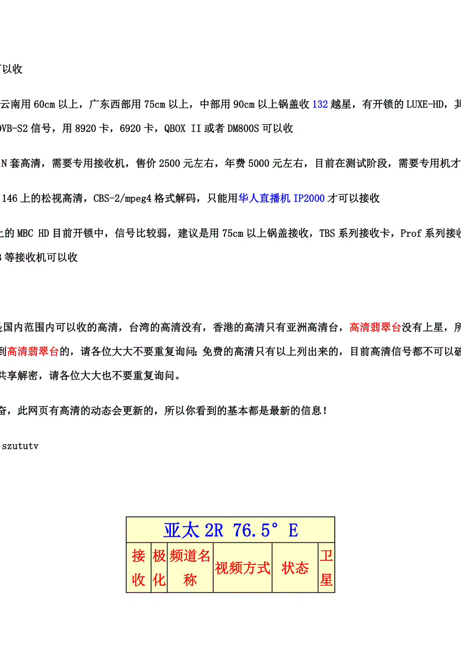 亚洲地区目前可收到的dvb-sdvb-s2高清频道信号_第2页