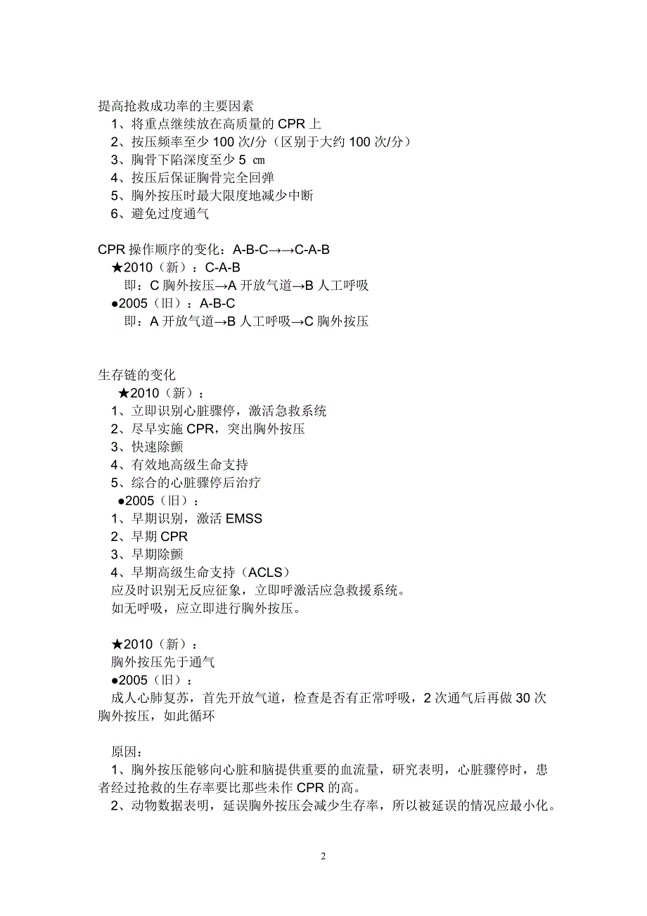 2010心肺复苏指南(中文版)_第2页