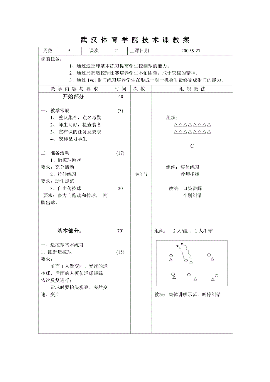 武汉体育学院足球专选教案21_第1页