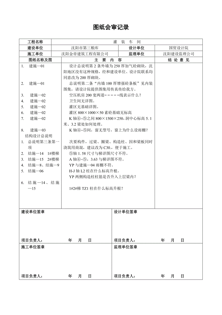 图纸会审记录1_第1页