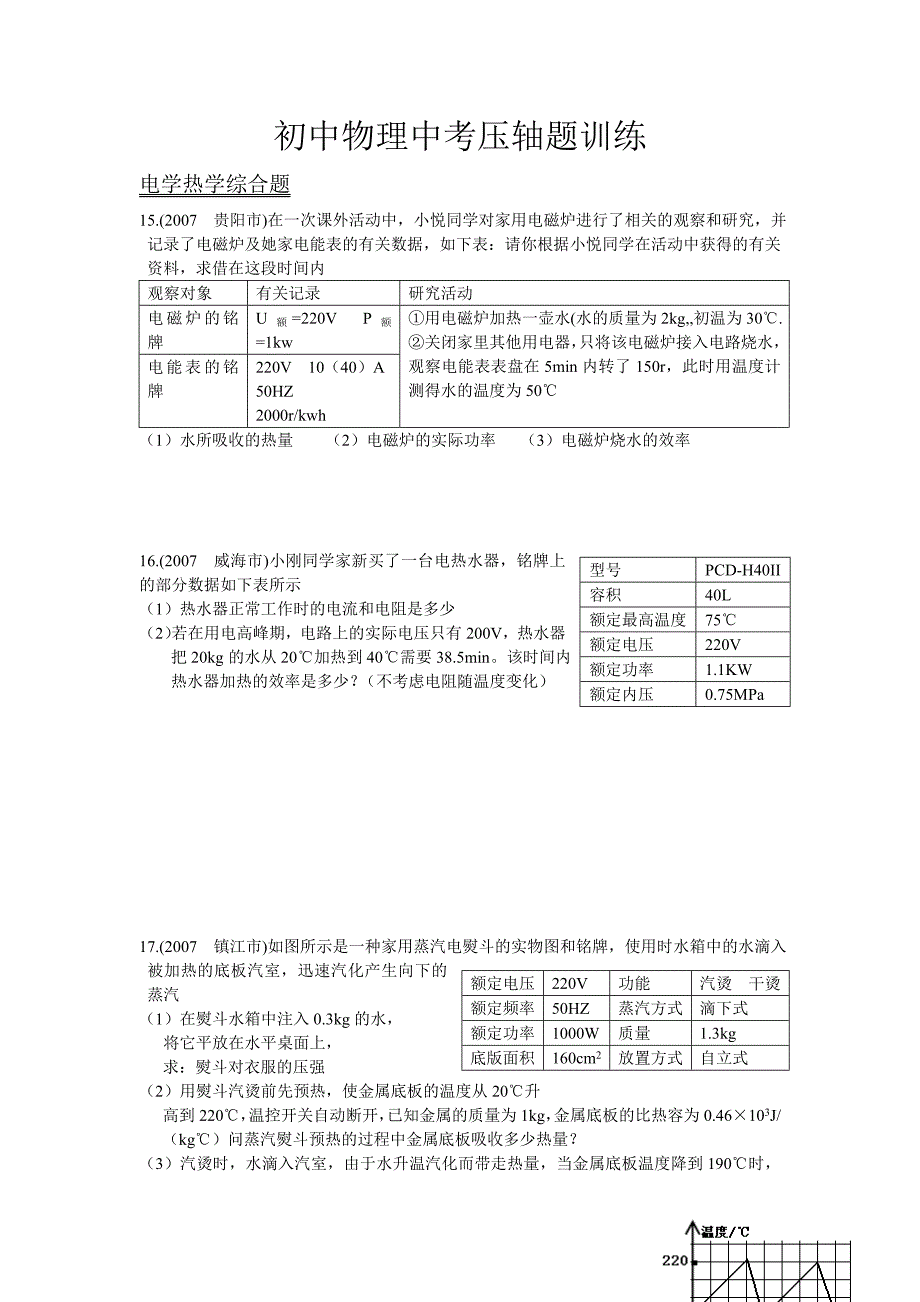 物理中考压轴题_第1页