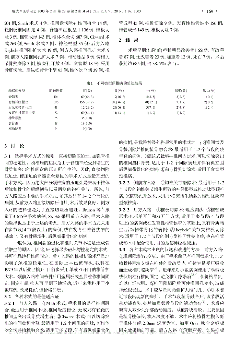 颈椎病手术入路的选择_第2页