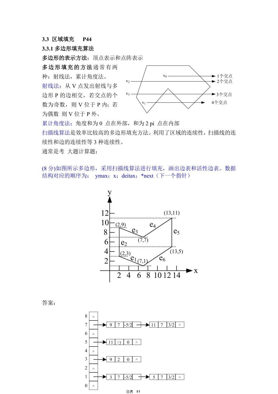 图形学期末复习_第5页