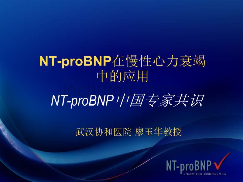 nt-probnp在慢性心力衰竭中的应用-中国专家共识_第1页