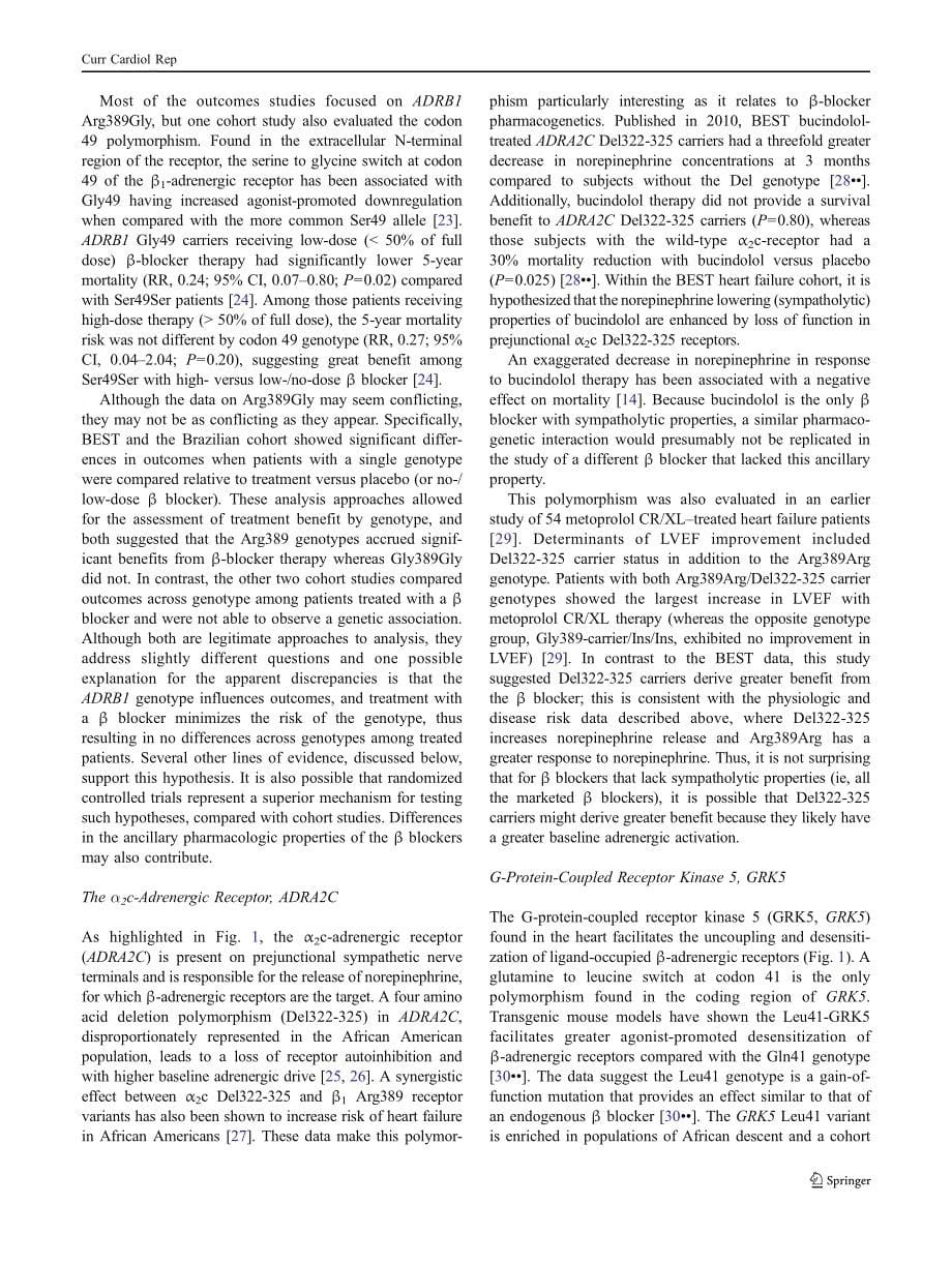 2011,心衰综述 -药物基因组学的过去、现在和未来_第5页