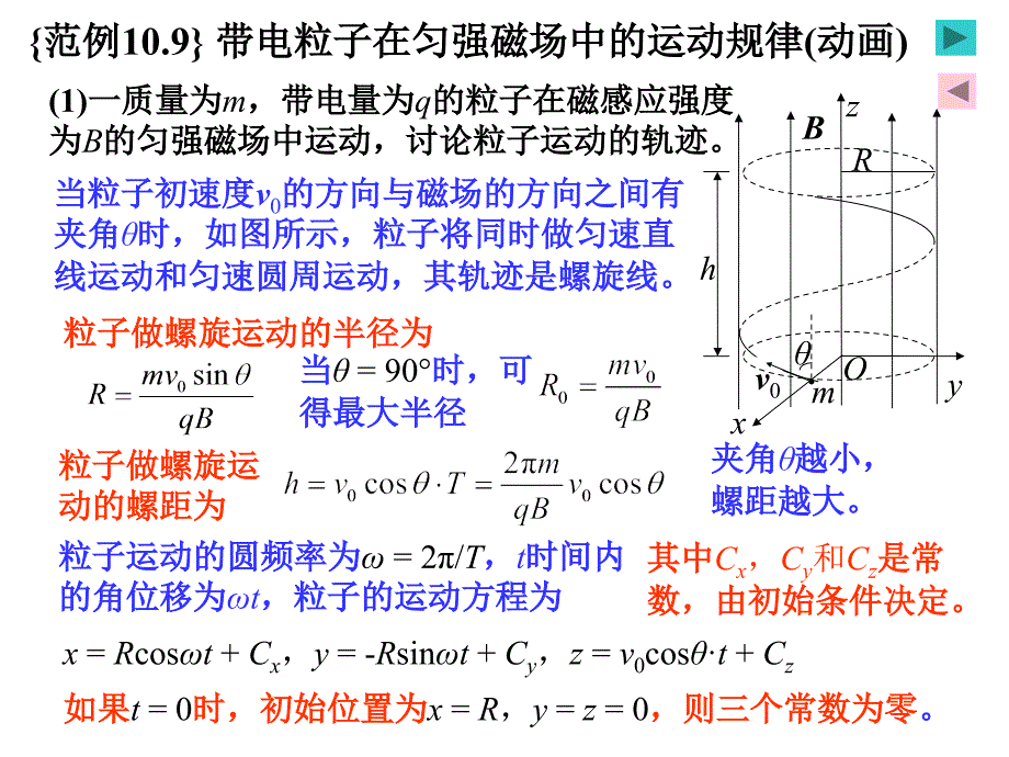 恒磁场之带电粒子在匀强磁场中的运动规律(动画)_第3页