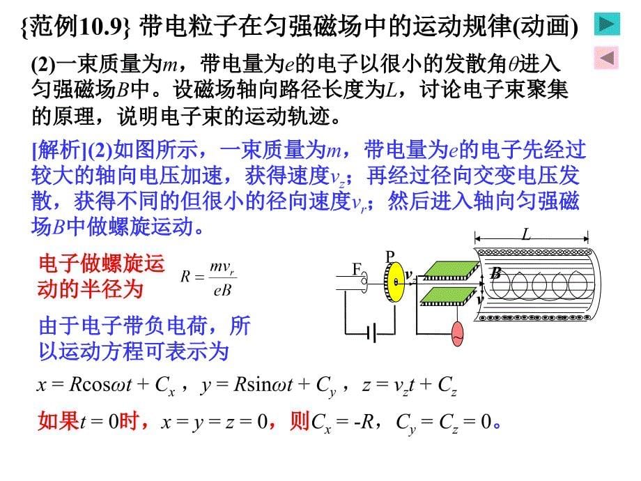 恒磁场之带电粒子在匀强磁场中的运动规律(动画)_第5页