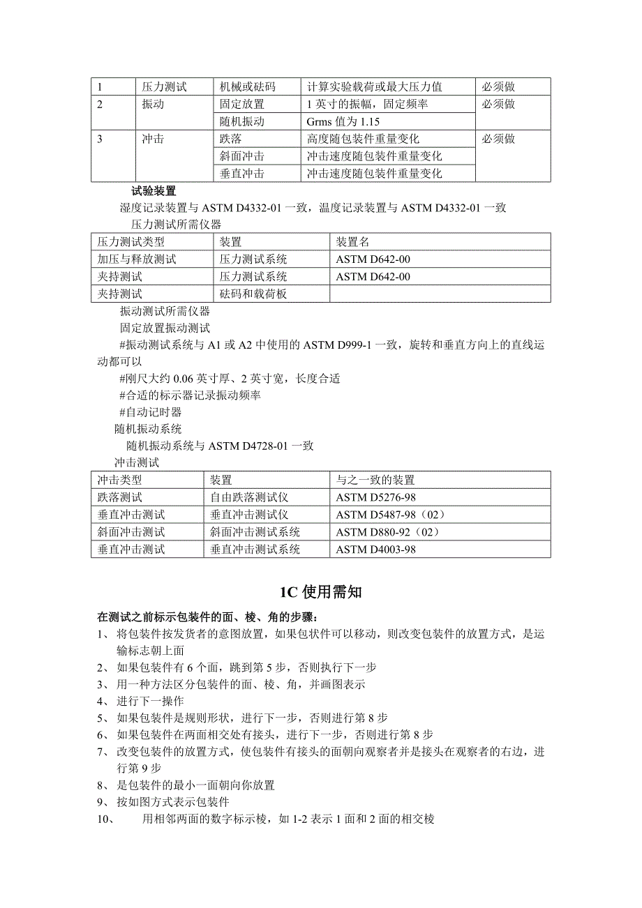 ISTA测试标准中文版——1C_第2页