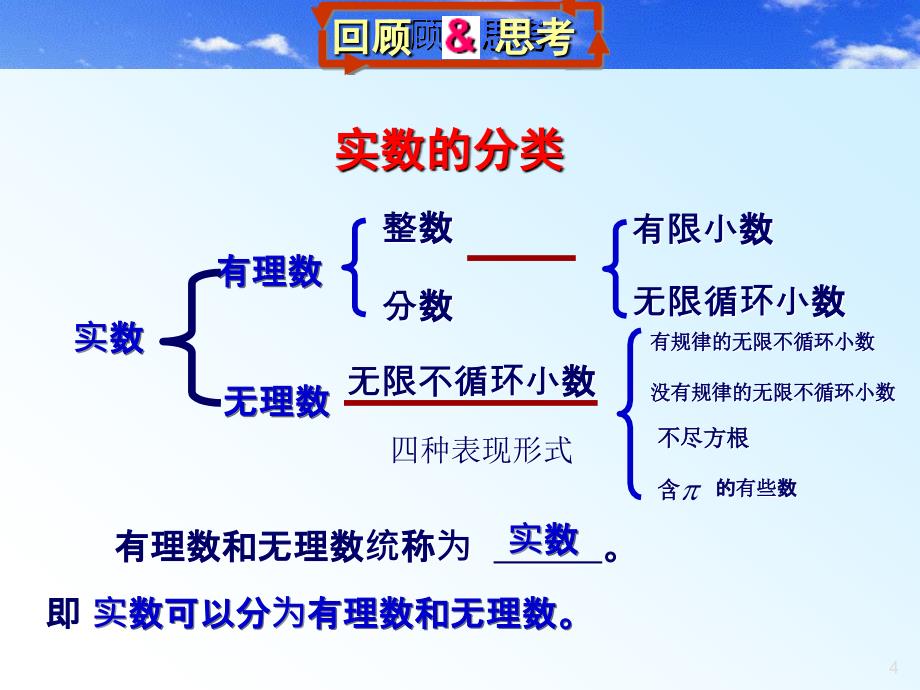 北师大版八上2.6实数课件_第4页