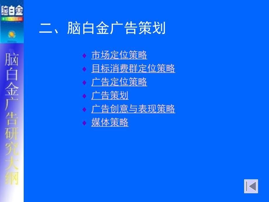 脑白金广告定位研究大纲_第5页